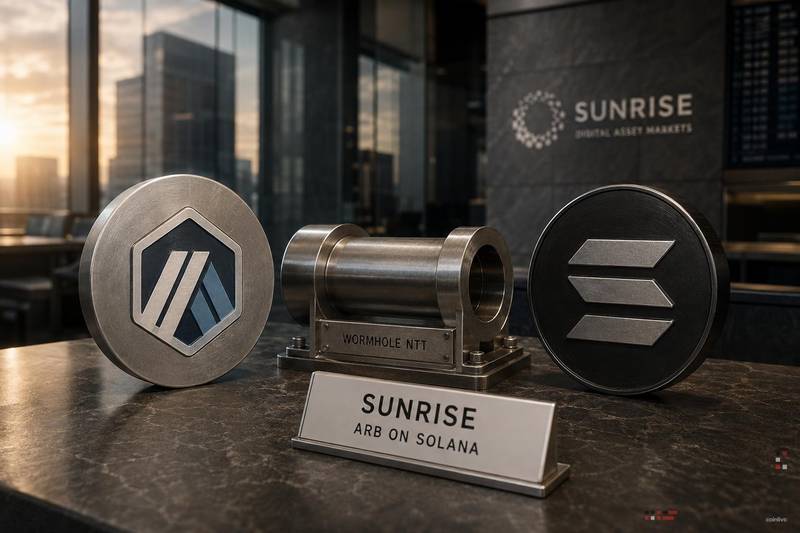 Sunrise 通过 Wormhole NTT 在 Solana 上上线 Arbitrum 的 ARB