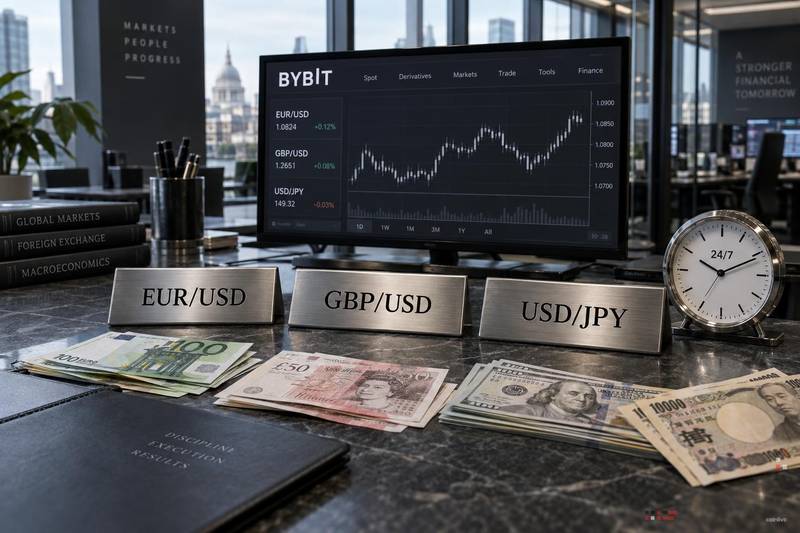 Bybit 推出 24/7 EUR/USD、GBP/USD 和 USD/JPY 永续合约