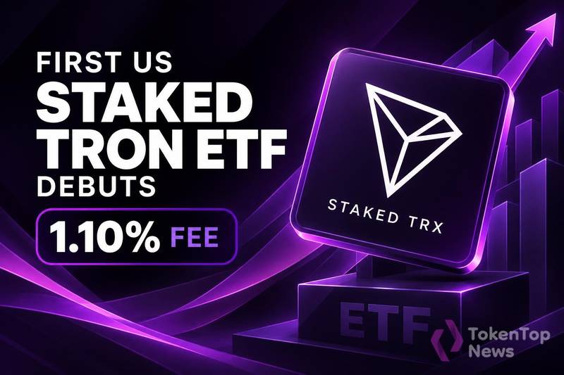 美国首个质押型 Tron ETF 以 1.10% 的费用亮相