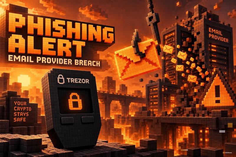 Trezor 警告电子邮件提供商泄露后出现网络钓鱼