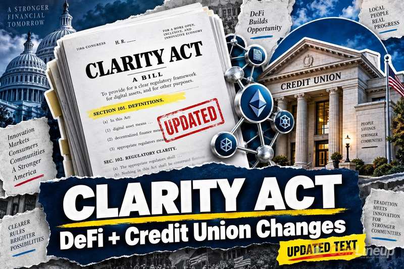 更新版 CLARITY Act 文本:DeFi 和信用合作社变更