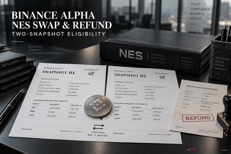 Binance Alpha NES 兑换和退款：双快照资格