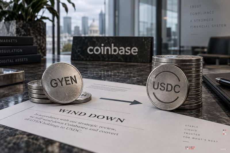 GYEN 停止运营:Coinbase 将把持仓转换为 USDC
