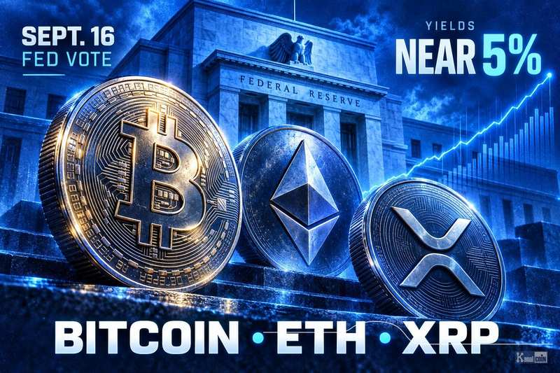 比特币、ETH、XRP:9 月 16 日美联储投票与收益率接近 5%