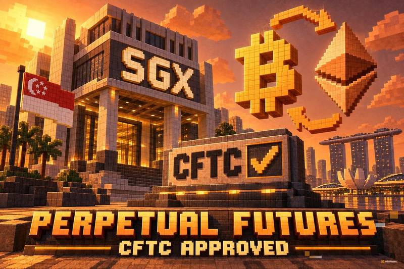 SGX获得CFTC批准比特币、以太坊永续合约