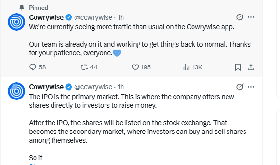Dangote IPO 热潮导致尼日利亚人被 Bamboo、Cowrywise 锁定,投资者在网上发泄不满