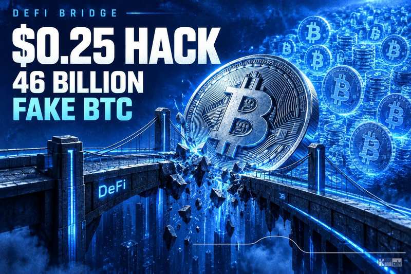 DeFi 桥接黑客攻击:0.25 美元比特币,460 亿枚伪造的 BTC 代币