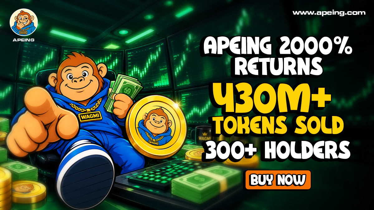 Apeing 日益增长的 buzz 背后是什么?KOL 将 Apeing 列为 2026 年值得购买的顶级加密货币预售