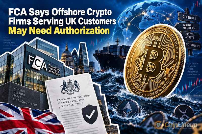 FCA称服务英国客户的离岸加密货币公司可能需要授权