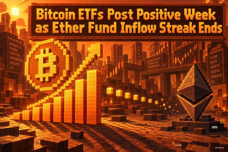 比特币ETF录得正值周,以太坊基金流入势头结束