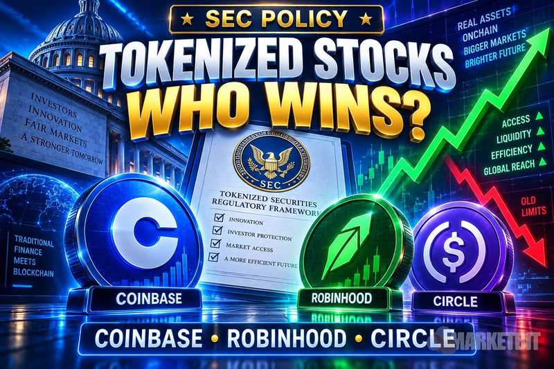 SEC 代币化股票政策:为何 Coinbase、Robinhood 和 Circle 可能受益