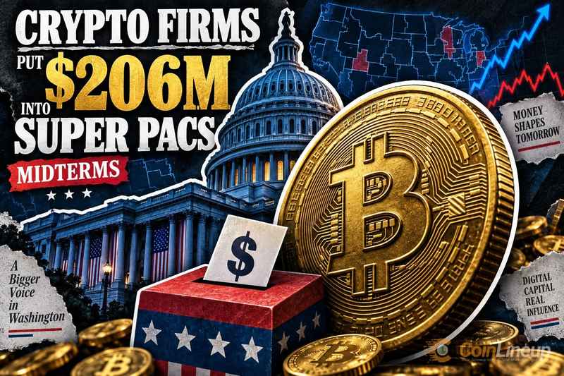 加密货币公司向中期选举超级政治行动委员会投入 2.06 亿美元