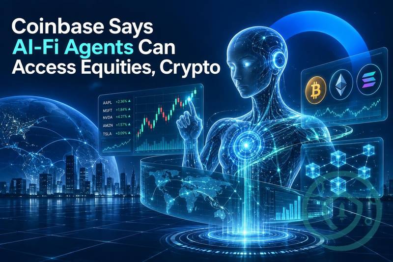 Coinbase 称 AiFi 代理可访问股票、加密货币