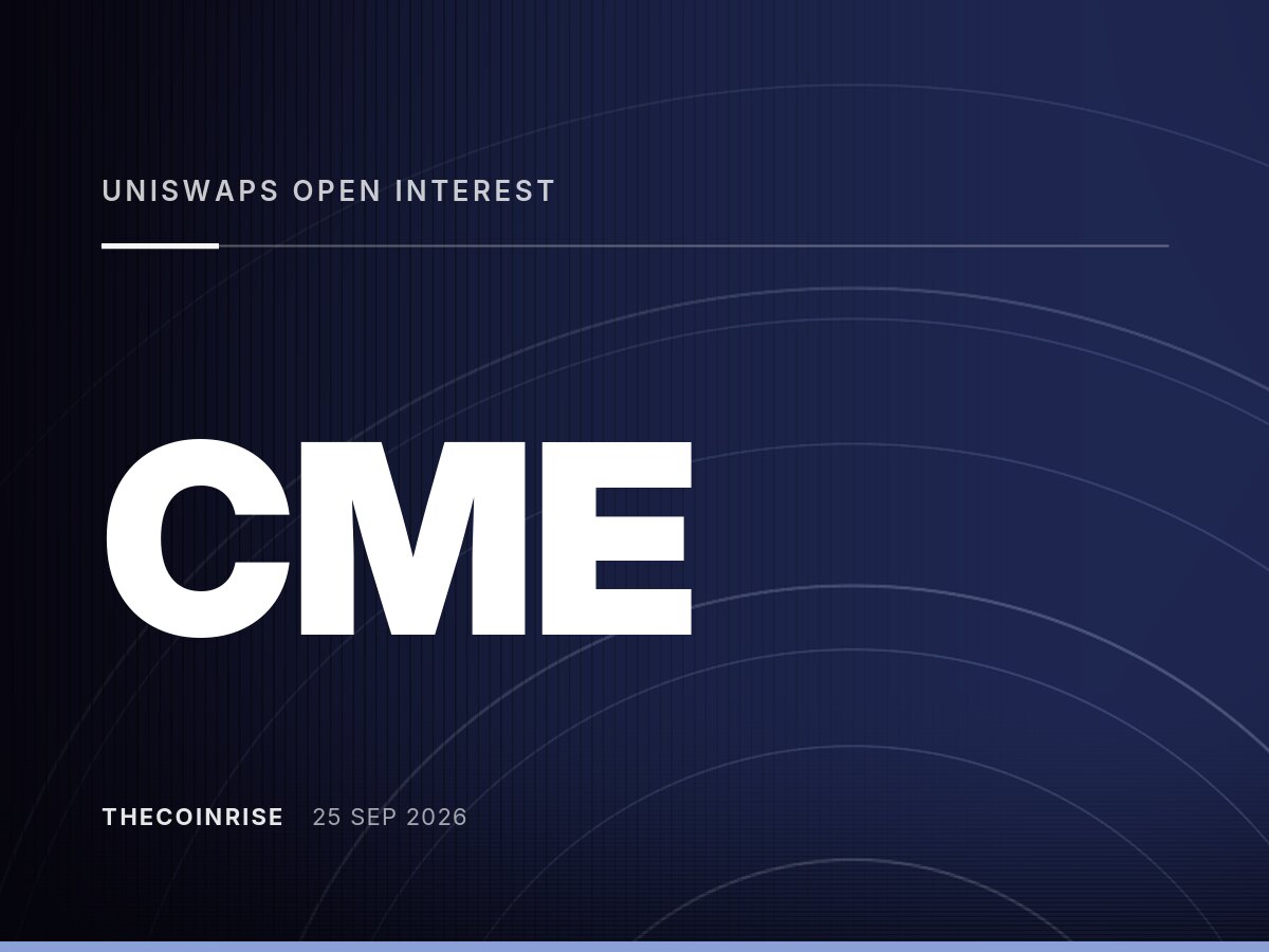 Uniswap 未平仓合约量在 CME 期货亮相前创六年新高
